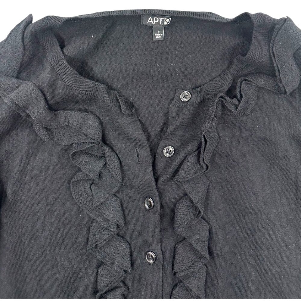 Apt. 9 Ruffled Front Cardigan - Picture 4 of 8